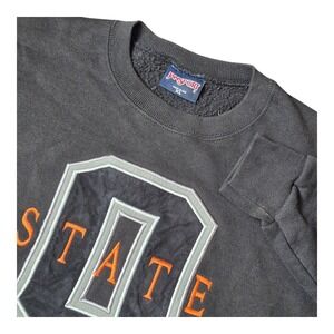 VTG Jansport Unisex XL Sweatshirt Made USA Oklahoma State OSU‎ Distressed